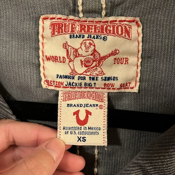 True Religion Corduroy Blazer Jacket XS - Picture 2 of 16